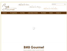 Tablet Screenshot of bmbgourmet.com